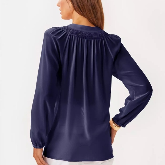 Lily Pulitzer Tropical Print Blouse - Picture 4 of 5